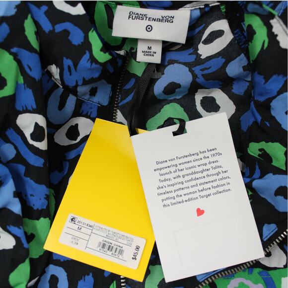 NEW Medium DianeVonFurstenberg x Target Nylon JAZZ DOT Sports Jumpsuit - Picture 6 of 9